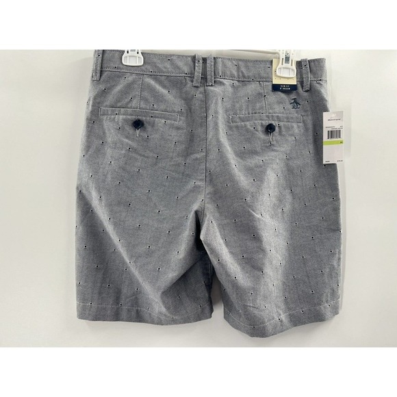 Penguin Men’s Slim Fit 8” Inseam Shorts Vintage Indigo Size 30 NWT​ - Picture 4 of 9